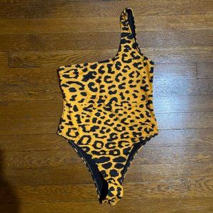Leopard print one piece